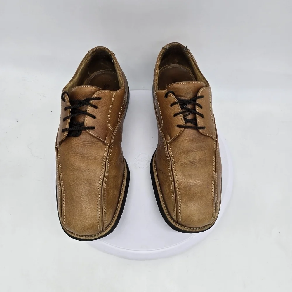 Stephan Bossi Dress Shoe Men's 9 M Brown Oxford Derby Tan